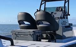 Custom Aluminum Captain Chairs.